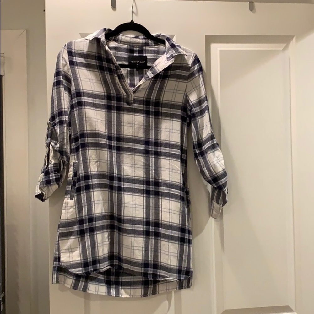 Velvet Heart plaid dress